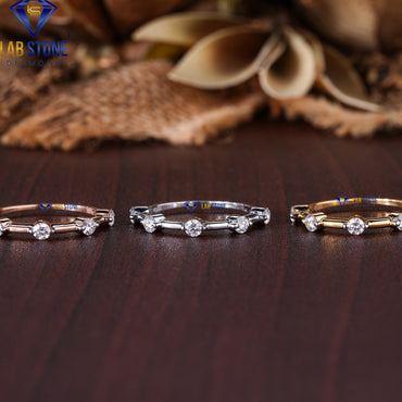 1.115 TDW Round Cut Diamond Women's Band