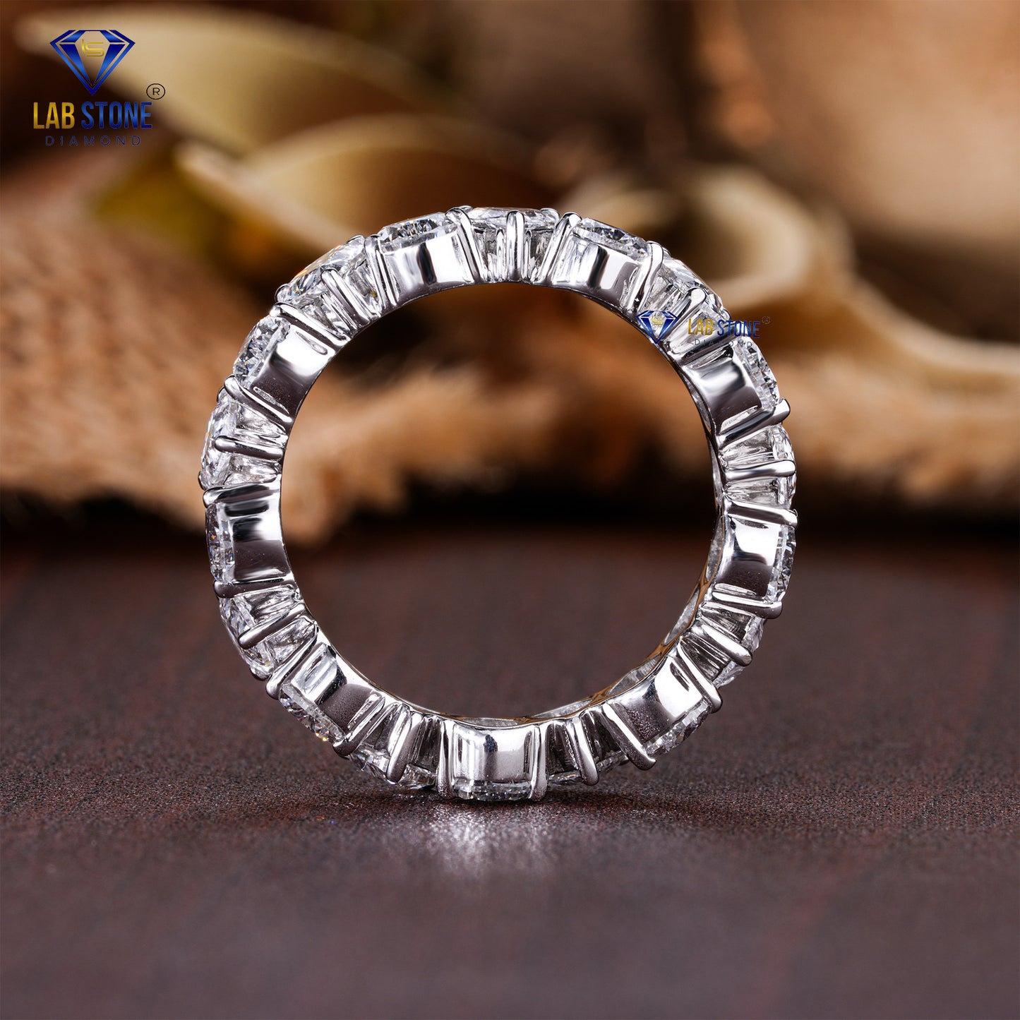 4.25 TDW Pear Cut Diamond Women’s Eternity Band