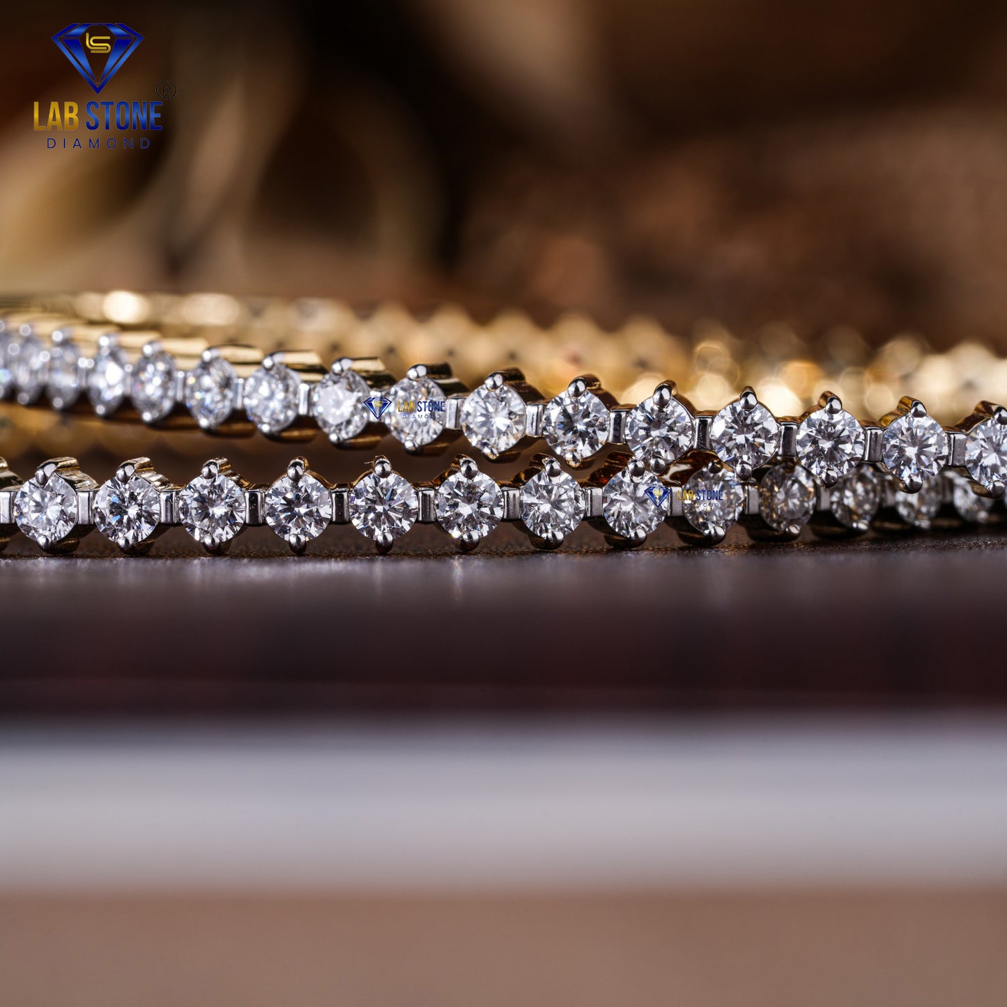 6.81 TDW Round Cut Diamond Women's Bangle Bracelet