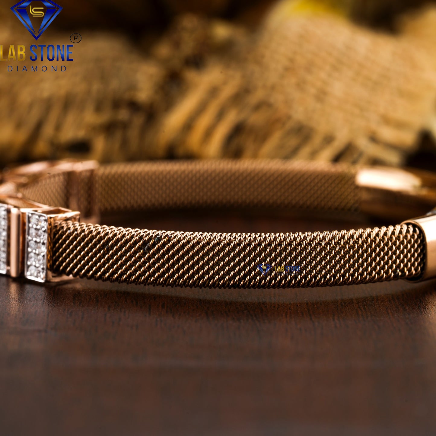 0.88 TDW Round Cut Diamond Slider Bracelet