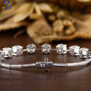 9.00 TDW Round Cut Diamond Slider Bracelet
