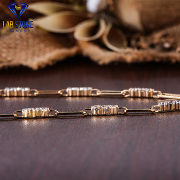 2.541 TDW Round Cut Diamond Women’s Charm Necklace