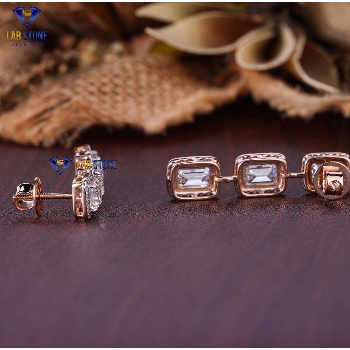 41.49 TDW Emerald & Round Diamond Women’s Charm Necklace