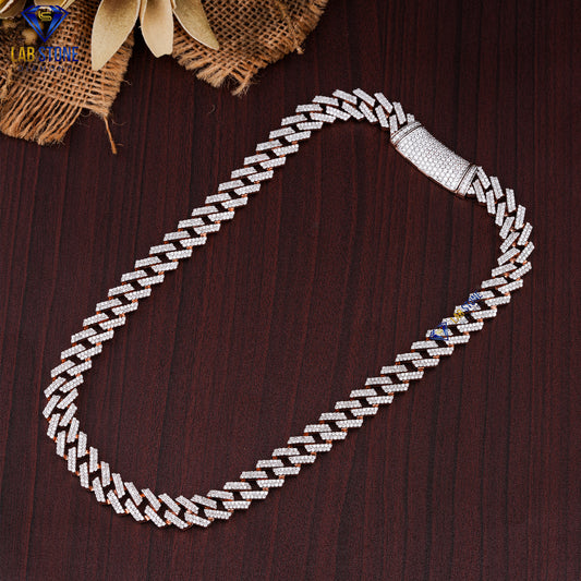 11.00 TDW Round Cut Diamond Men’s Cuban Chain