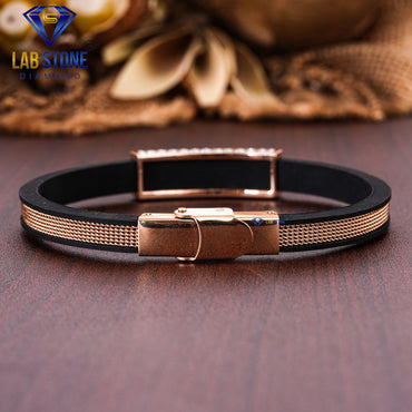 1.56 TDW Princess & Round Cut Diamond Slider Bracelet