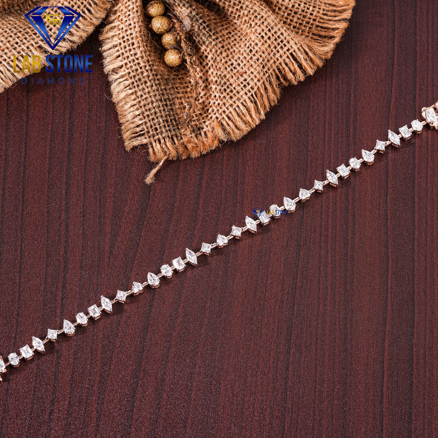 6.49 TDW Multi Shape Diamond Slider Bracelet