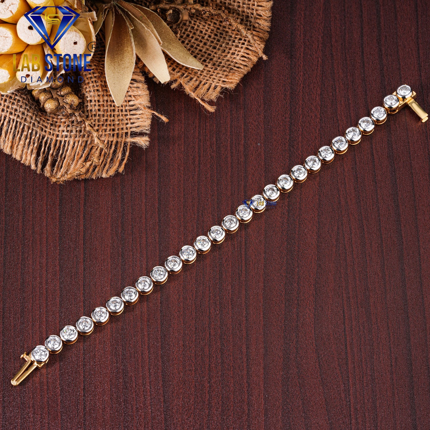 12.22 TDW Round Cut Diamond Tennis Bracelet