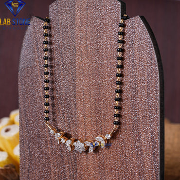 0.669 TDW Round & Marquise Cut Diamond Custom Pendant with Chain