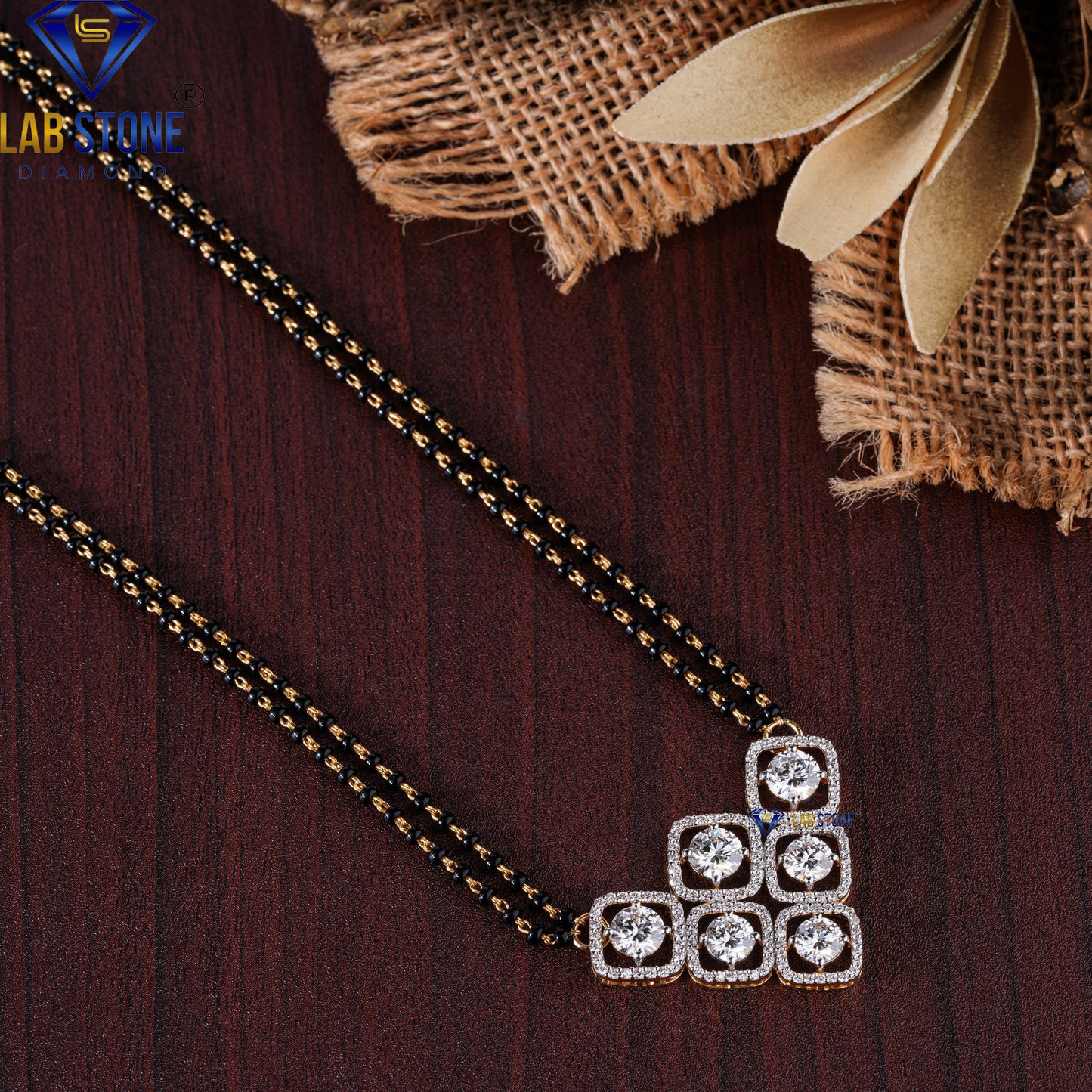 3.672 TDW Round Cut Diamond Custom Pendant with Chain