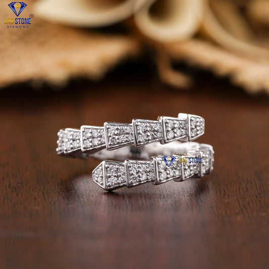 0.72 TDW Round Cut Women’s Diamond Engagement Ring