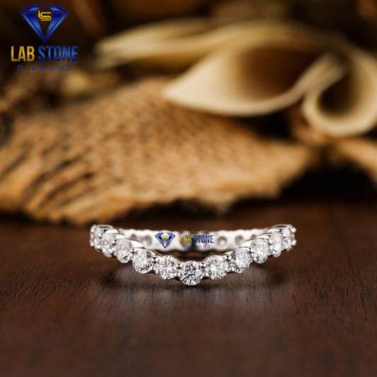 1.92 TDW Round Cut Women’s Diamond Band Ring