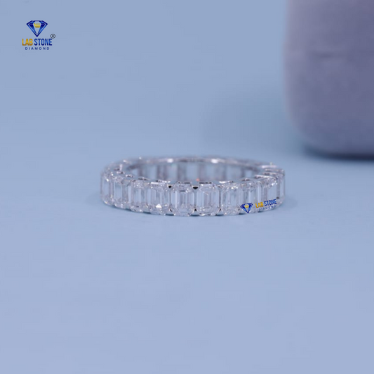 5.75 TDW Emerald Cut Women’s Diamond Eternity Band