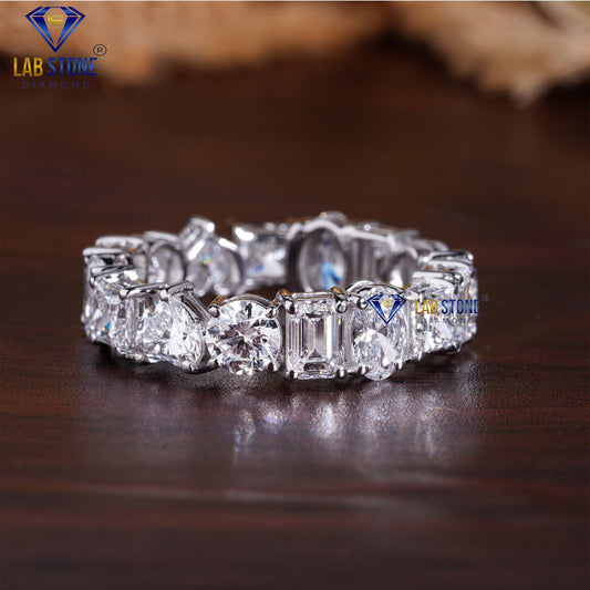4.58 TDW Multi Cut Eternity Diamond Band