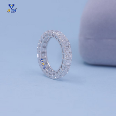 5.75 TDW Emerald Cut Women’s Diamond Eternity Band