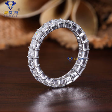 3.74 TDW Princess Cut Eternity Diamond Band