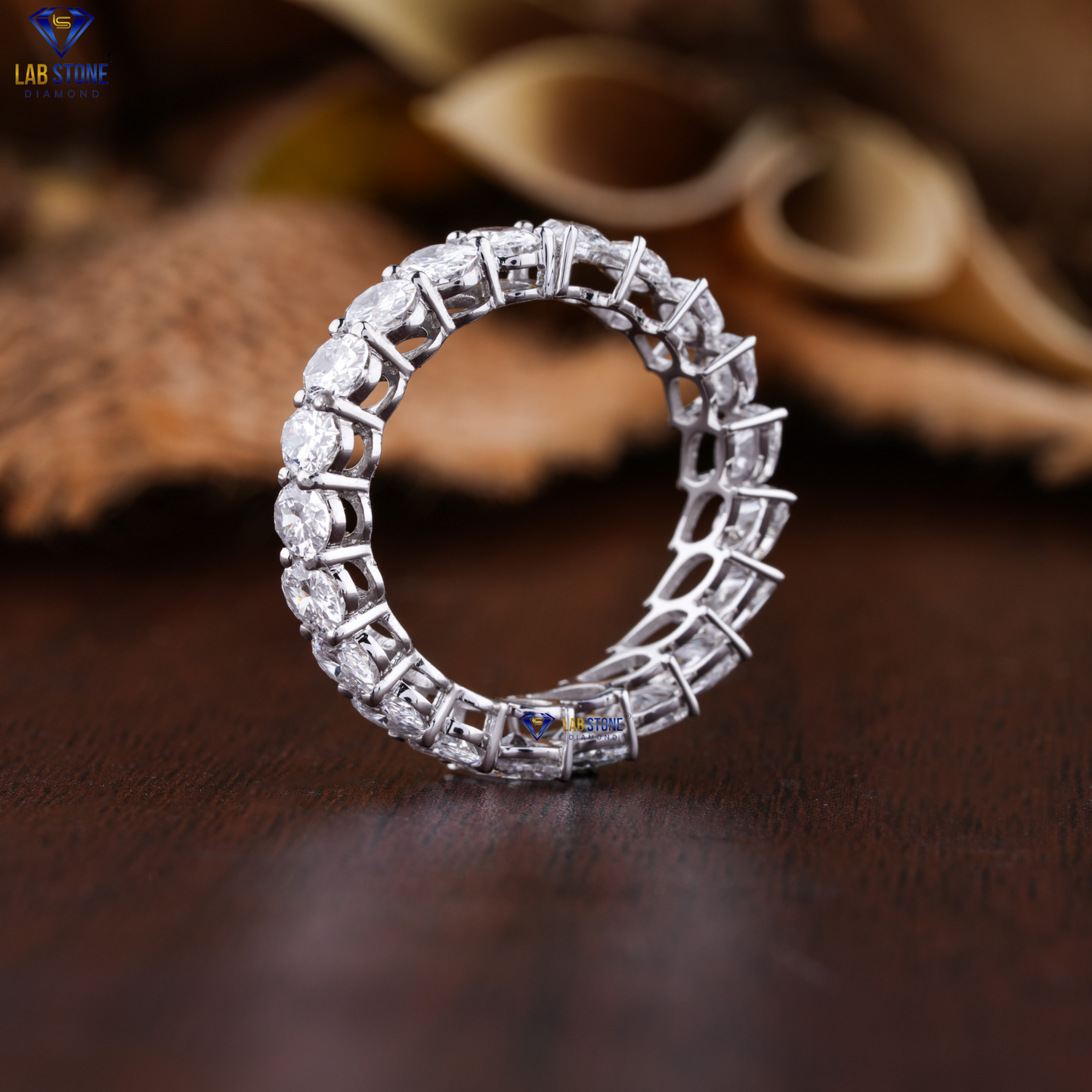 3.15 TDW Oval & Marquise Cut Diamond Eternity Band