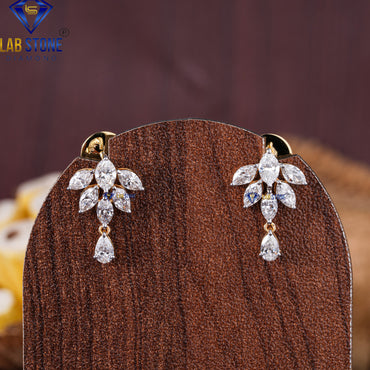 2.80 TDW Marquise & Pear Cut Diamond Mangalsutra