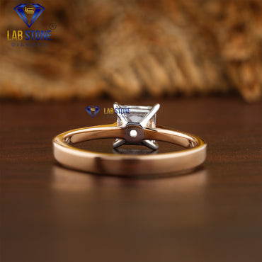 1.04 TDW Princess Cut Daimond Women’s Solitaire Ring