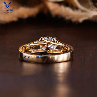 0.80 TDW Round Cut Diamond Women’s Solitaire Ring