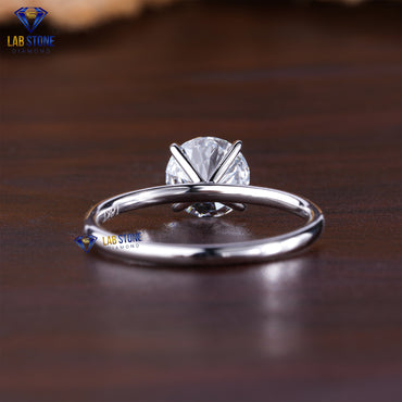1.25 TDW Round Cut Diamond Women’s Solitaire Ring
