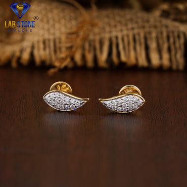 0.258 TDW Round Cut Diamond Stud Earring