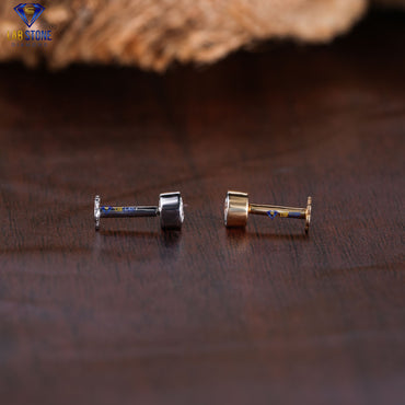 0.77 TDW Round Cut Diamond Stud