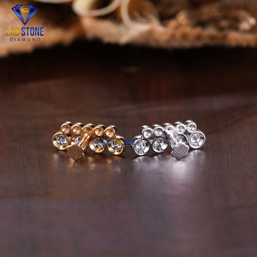 0.94 TDW Round Cut Diamond piercing