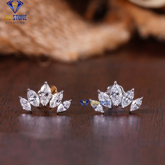 0.33 TDW Marquise Cut Diamond Piercing