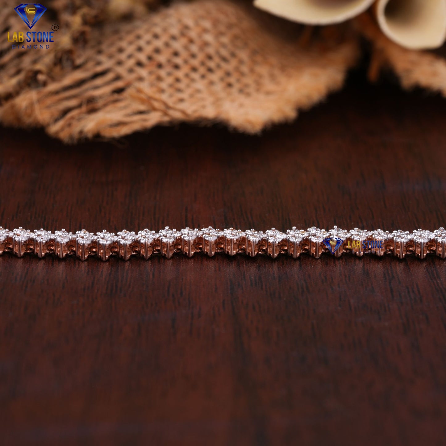 6.00 TDW Round Cut Diamond Tennis Necklace