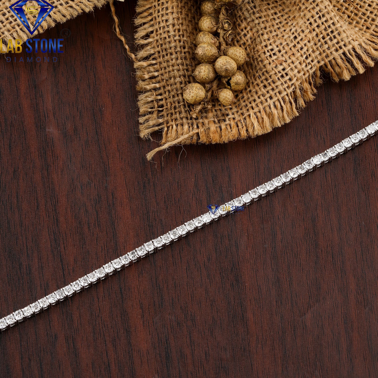 6.60 TDW Cushion Cut Diamond Tennis Bracelet