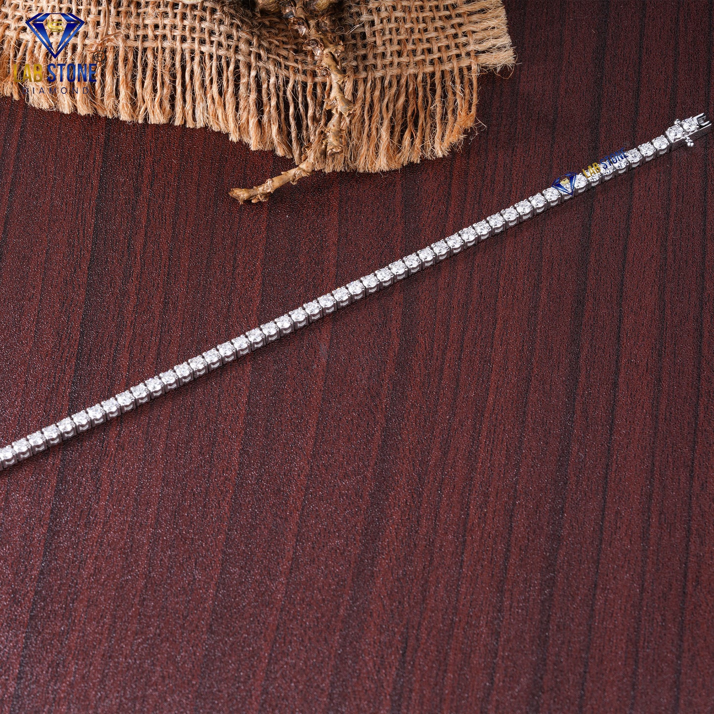 6.32 TDW Round Cut Diamond Tennis Bracelet