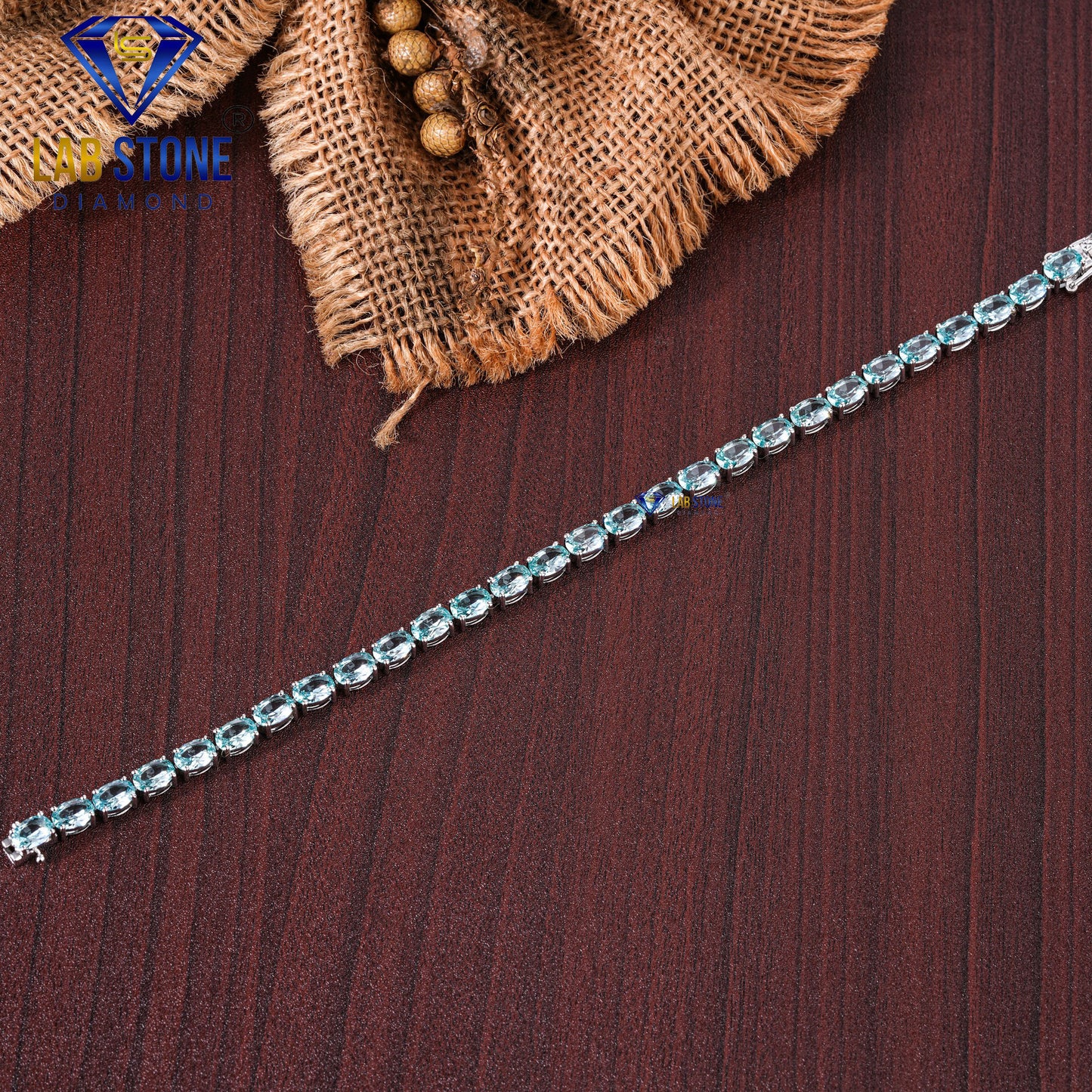 10.18 TDW Gemstone Tennis Bracelet