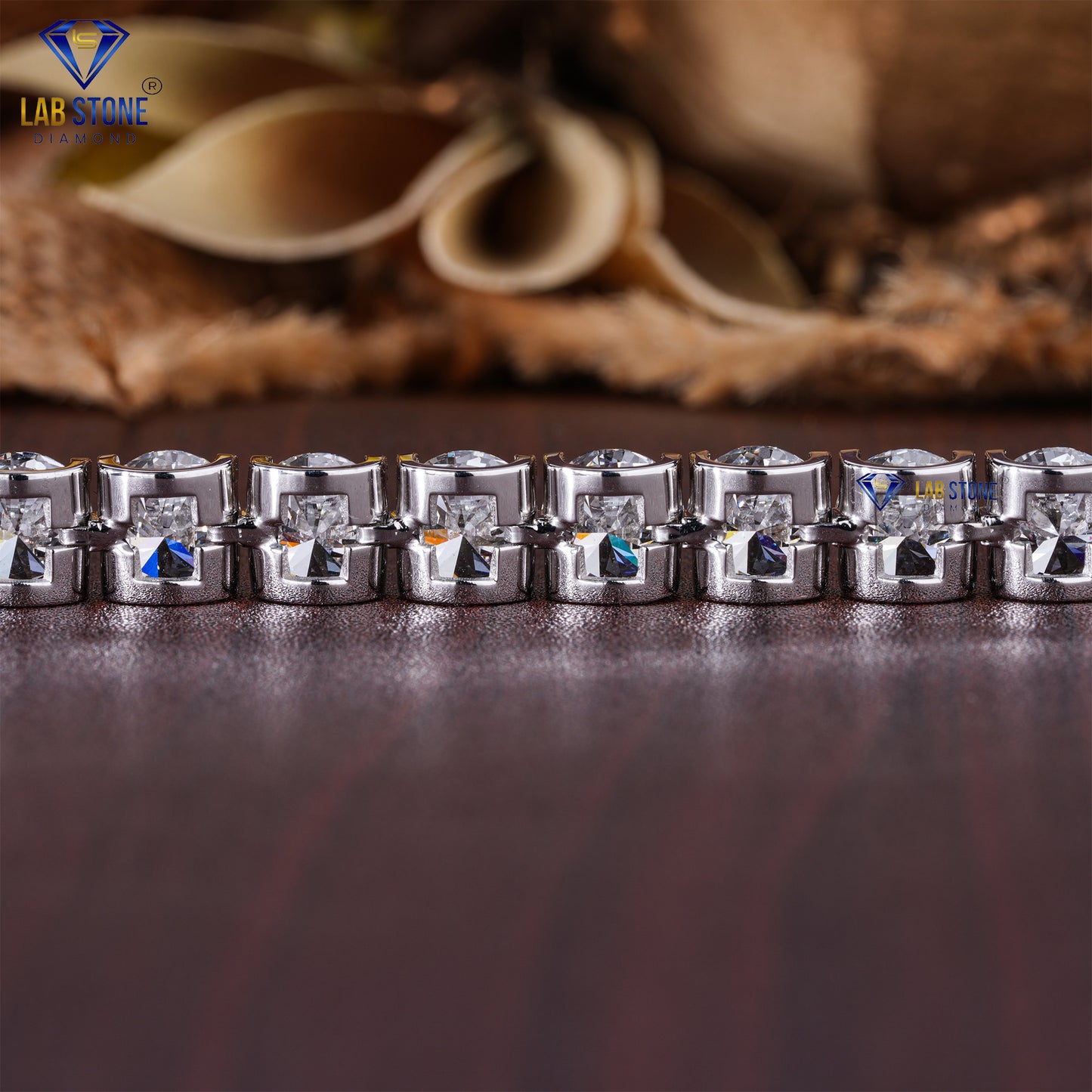 26.80 TDW Round Cut Diamond Tennis Bracelet