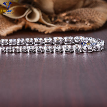 15.66 TDW Round Cut Diamond Women’s Tennis Necklace