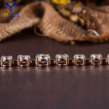 30.37 TDW Round Cut Diamond Women’s Tennis Necklace