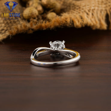 1.25 TDW Round Cut Women’s Engagement Diamond Ring