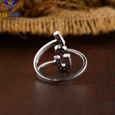 0.18 TDW Round Cut Diamond Women’s Engagement Ring