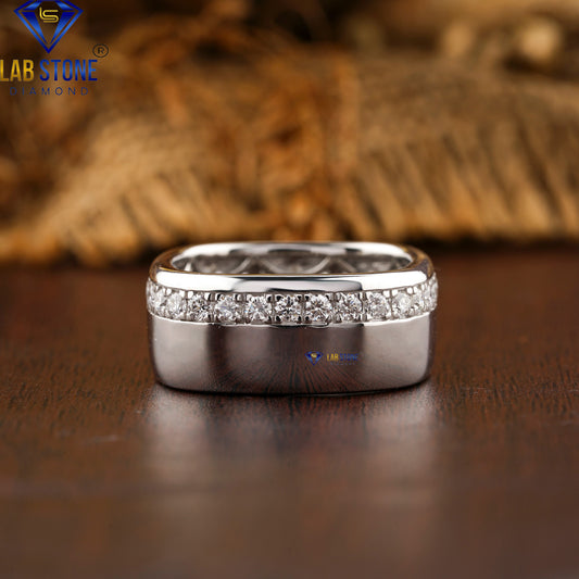 1.12 TDW Round Cut Diamond Men’s Band
