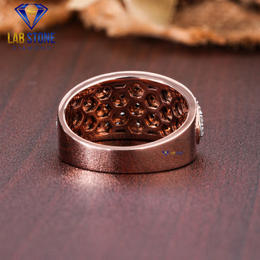 1.68 TDW Round Cut Men’s Engagement Diamond Ring