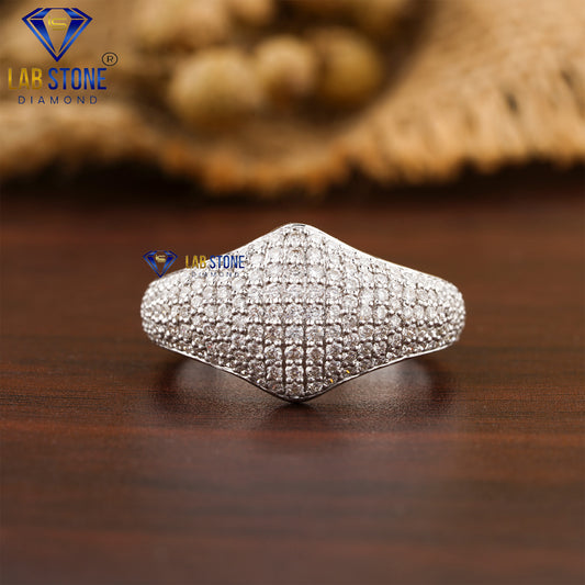 0.66 TDW Round Cut Men’s Engagement Diamond Ring