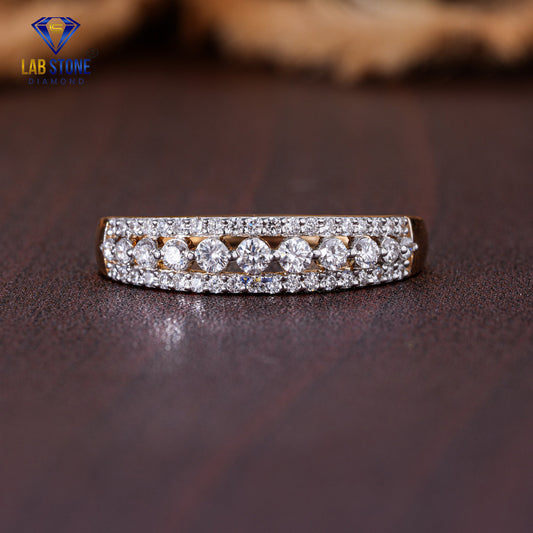 0.352 TDW Round Cut Diamond Women's Band