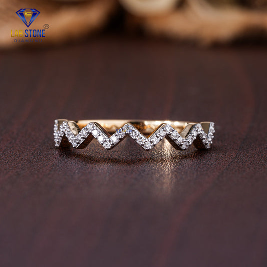 0.18 TDW Round Cut Diamond Women's Band