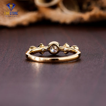 0.49 TDW Round Cut Diamond women's Band