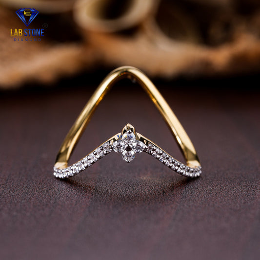 0.23 TDW Round Cut Diamond Women's Engagement Ring