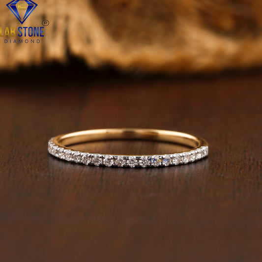 0.21 TDW Round Cut Diamond Women’s Band Ring