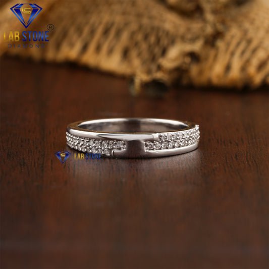 0.24 TDW Round Cut Diamond Women's Band