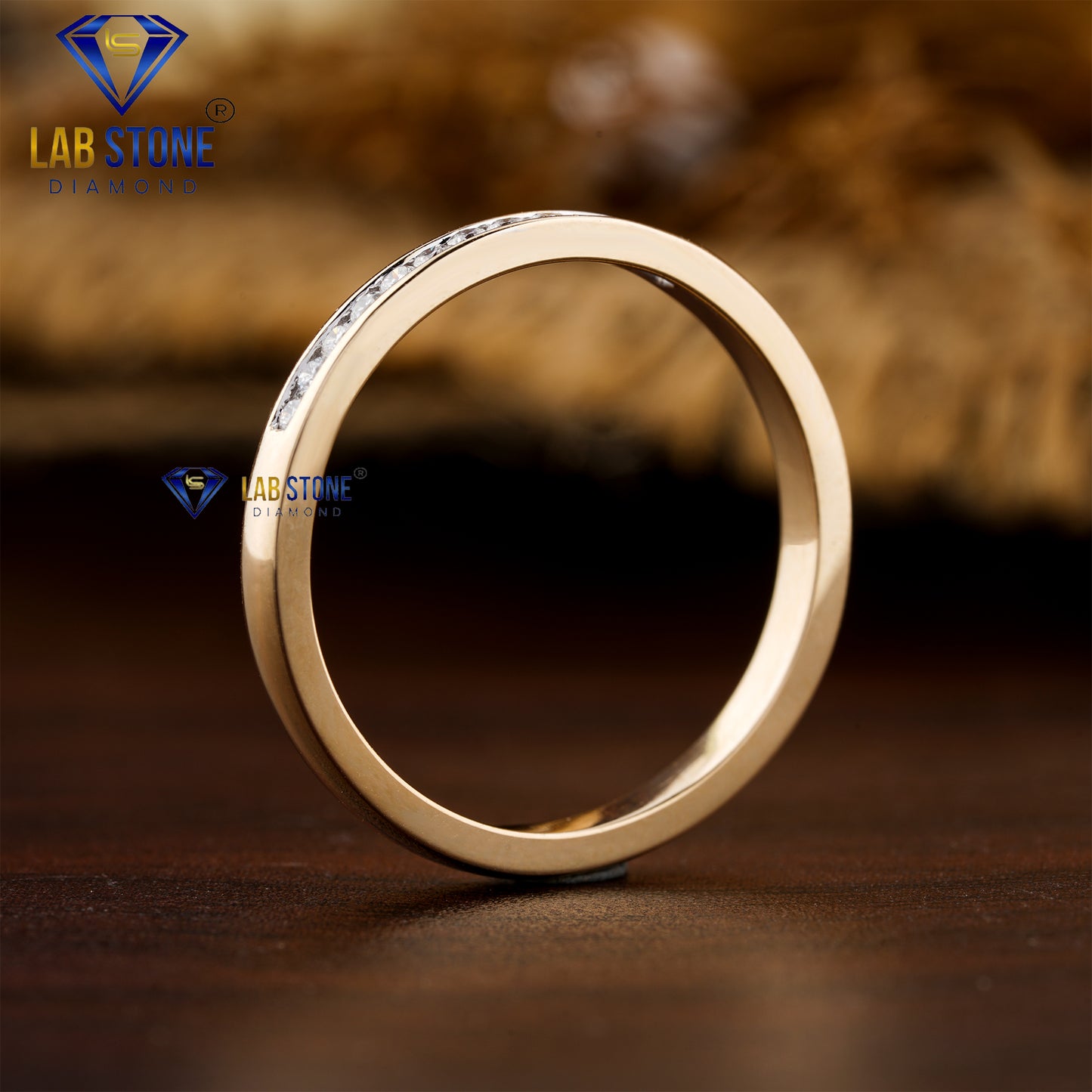 0.20 TDW Round Cut Women’s Diamond Band Ring