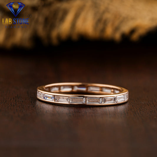 1.36 TDW Baguette Cut Diamond Women’s Band Ring