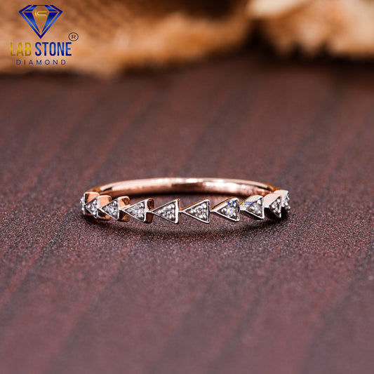 0.05 TDW Round Cut Diamond Women’s Engagement Band