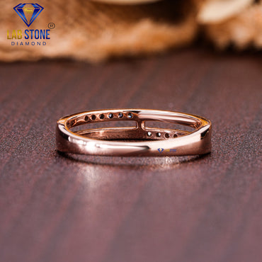 0.12 TDW Round Cut Diamond Women's Engagement Ring